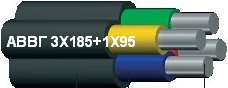 АВВГ 3Х185 1Х95 - кабель силовой алюминиевый