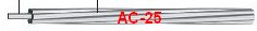 АС 25 - Неизолированный алюминиевый провод