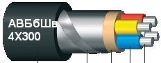 АВБбШв 3Х300, 4*300 кабель силовой, бронированный